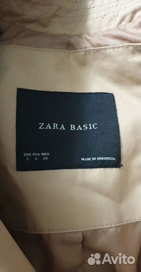 Плащ тренч zara