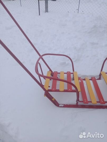 Детские санки для двойни