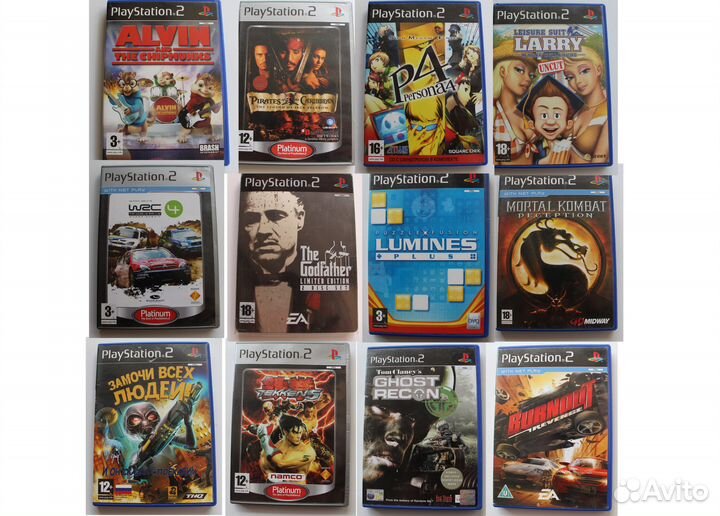 Игры для ps2 Лицензия
