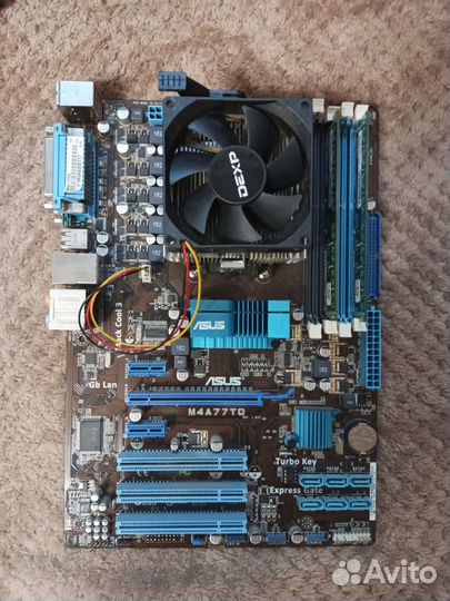 Материнская плата+процессор+озу