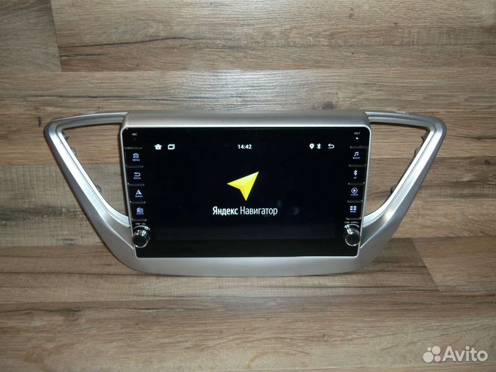 Магнитола Hyundai Solaris Android с крутилками