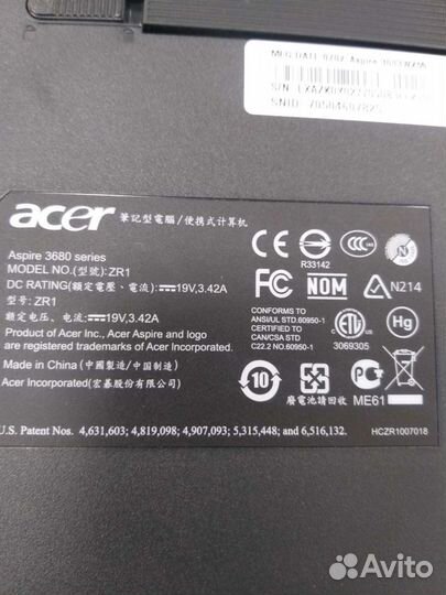 Ноутбук Acer
