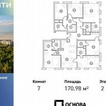 7-к. апартаменты, 171 м², 2/20 эт.