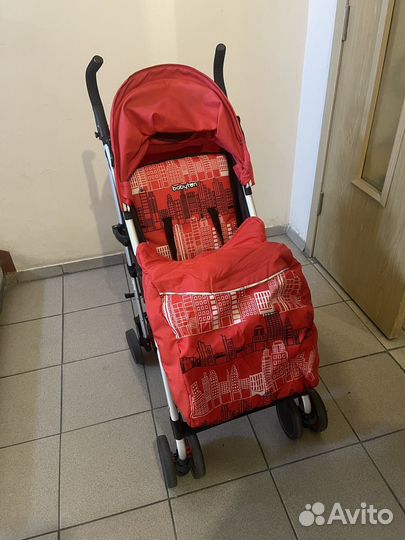 Прогулочная коляска babyton city red