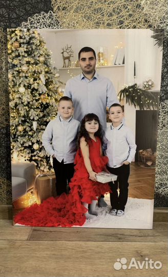 Портрет на холсте по фото 60*100