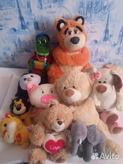 Мягкие игрушки лот