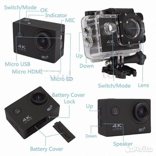 Экшн камера GoPro Sjcam sj4000