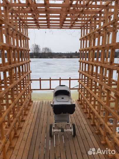 Коляска 2 в 1 эко кожа