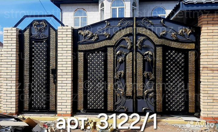 Ворота кованые