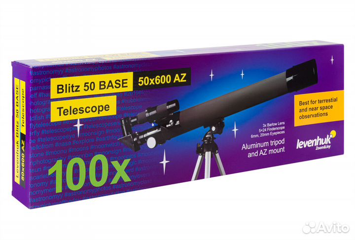 Телескоп Levenhuk Blitz 50 base
