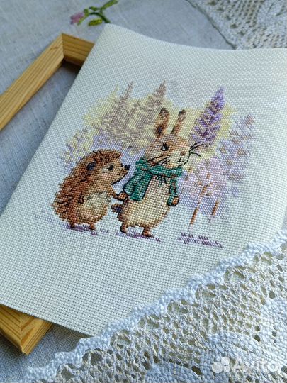 Картина ручная работа. Вышивка крестиком