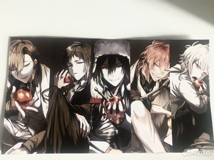 Аниме плакаты Бродячие псы литературы