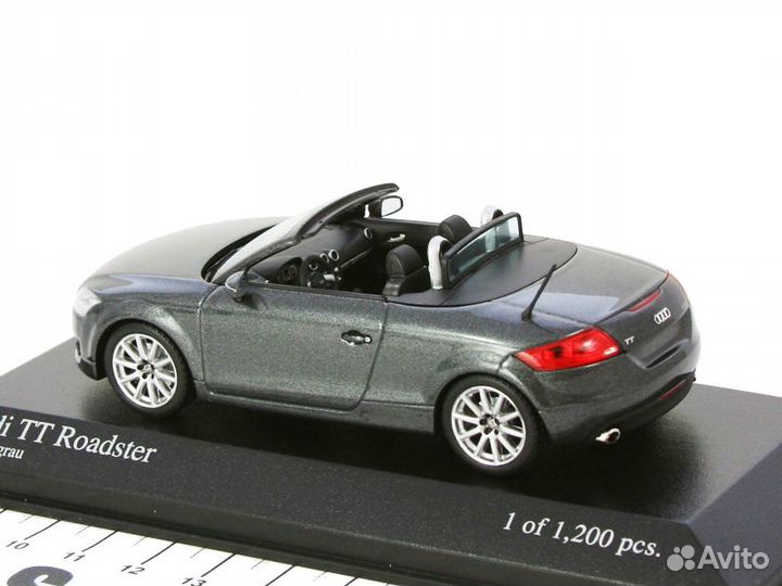 Модель 1/43 Audi TT roadster ‘06. серый металлик