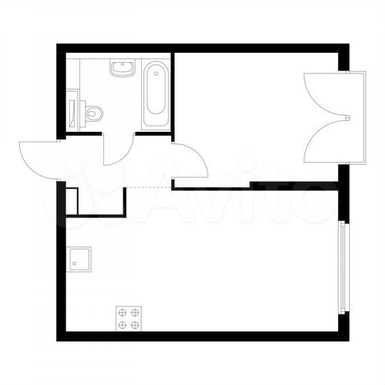 1-к. квартира, 41,5 м², 9/32 эт.