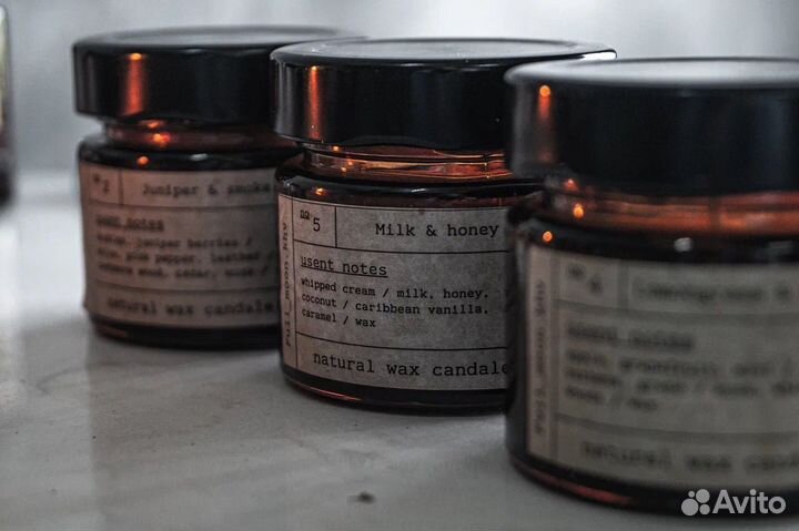 Ароматические свечи ручной работы