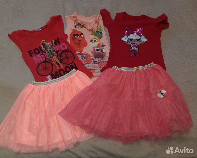 Много вещей на девочку 6-8 лет