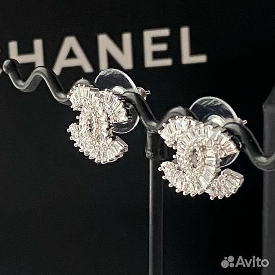 Серьги Chanel (шанель)