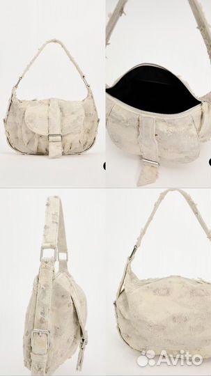 Сумка zara из денима оригинал новая коллекция