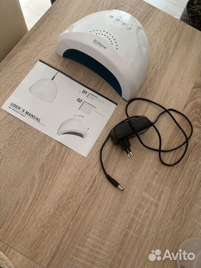 Машинка для маникюра и педикюра + уф лампа