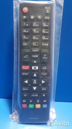 Пульт для тв LG AKB75095312 с кнопкой 
