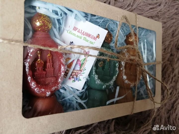 Свечи восковые ручной работы