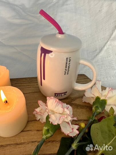 Детские кружки с трубочкой