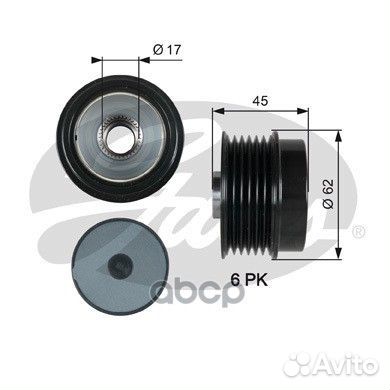 Шкиф генератора OAP7180 Gates