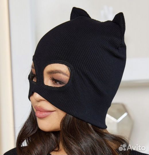Шапка/маска с ушками