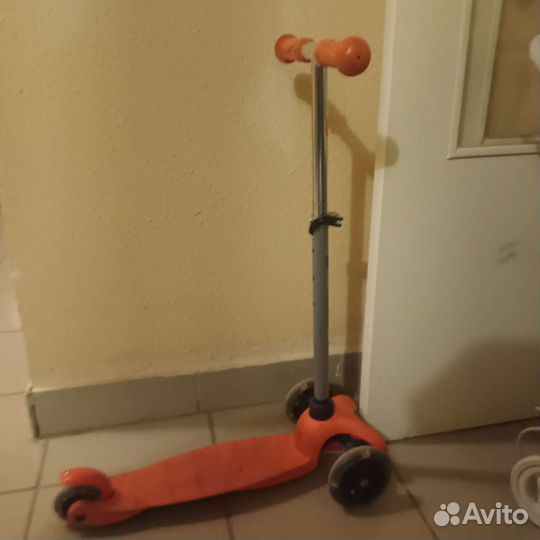 Самокат детский трехколесный бу
