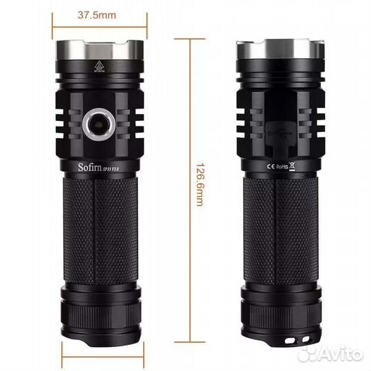 Мощный фонарь на 3500lm