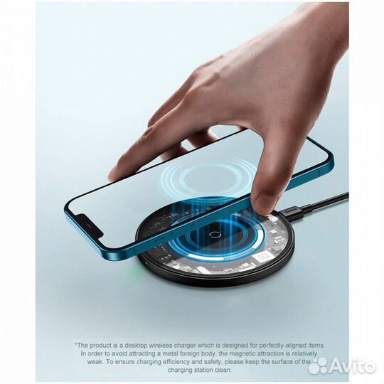 Беспроводная зарядка 15W Baseus