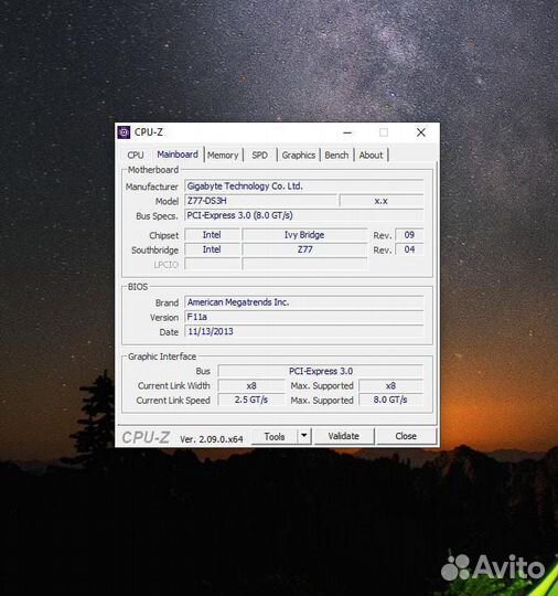 Core i7 3770 16gb DDR3 Z77