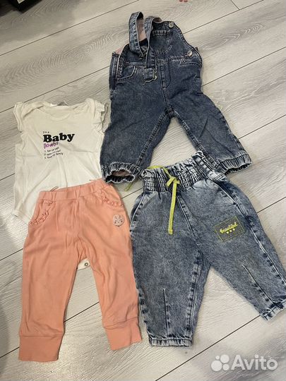 Пакет вещей для девочки 74-86