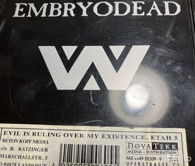 CD Wumpscut / Embryodead 1997 / Оригинал