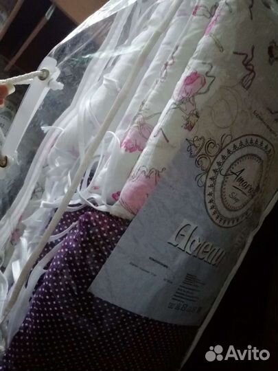 Бортики в кроватку балерина