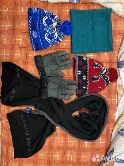 Шапки, шарфы, перчатки на мальчика и девочку