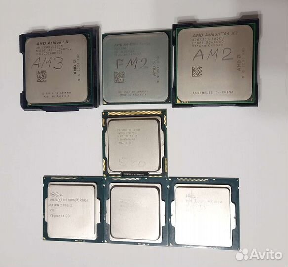 Процессоры amd+intel