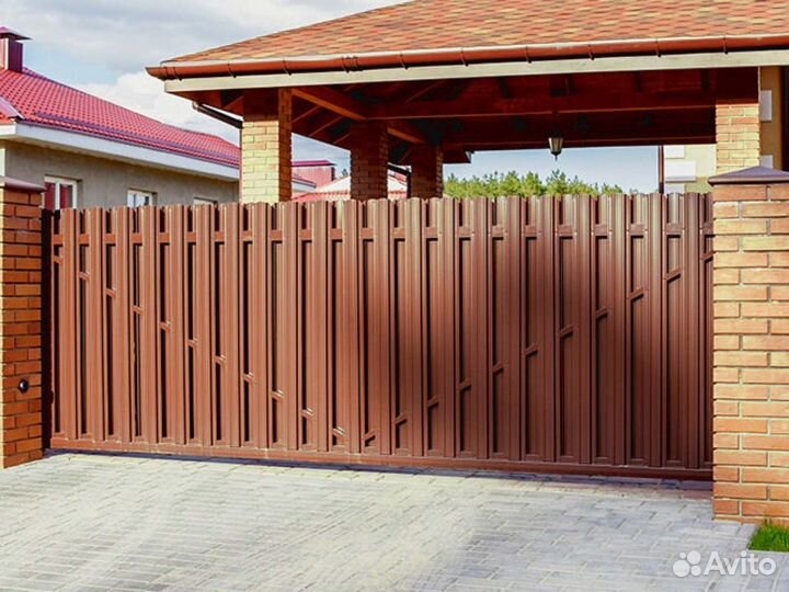 Ворота на дачу 