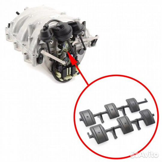 Вихревые заслонки впускного коллектора M272