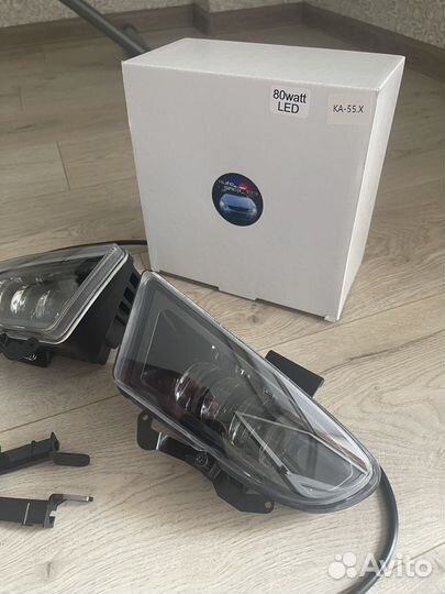 Led туманки hyundai accent 80watt