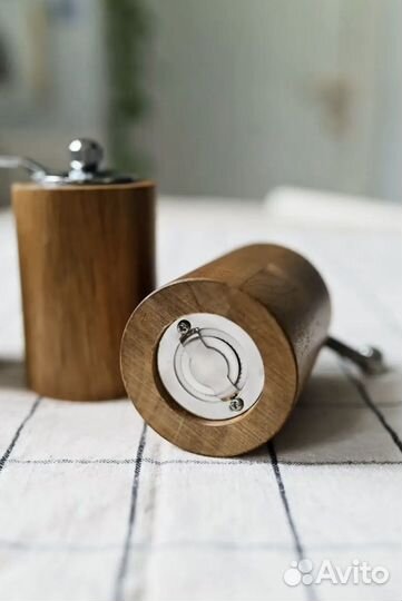 Мельница для специй деревянная
