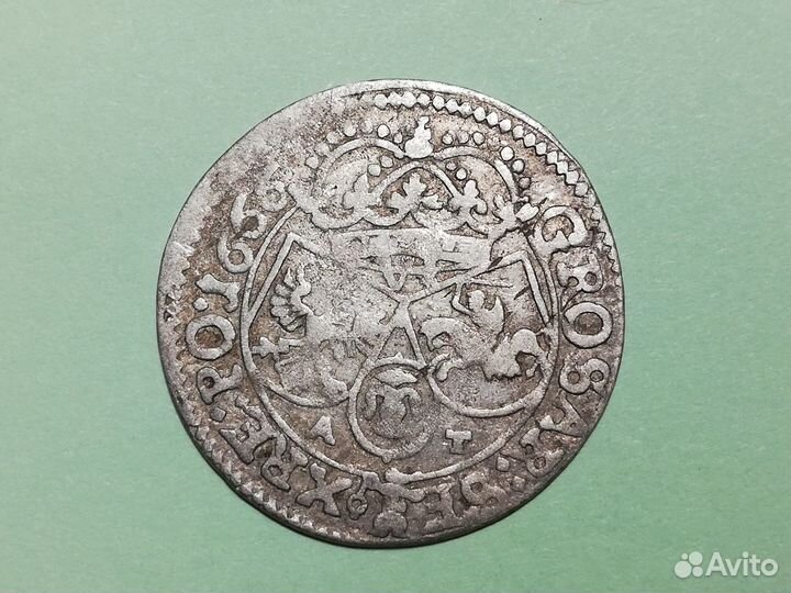 Монеты 6 грошей Польша Серебро Оригинал