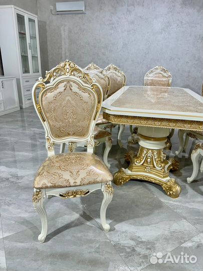 Стол и стулья Голд