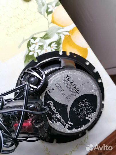 Акустика Pioneer TS-A170Ci динамики пищалки