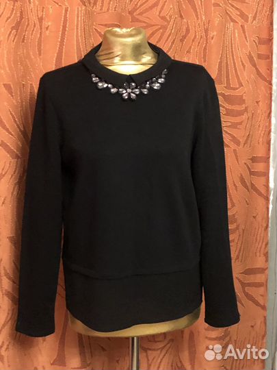 Джемпер трикотажный (Германия) +украшение