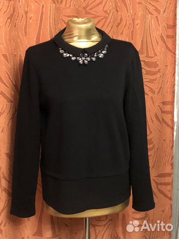 Джемпер трикотажный (Германия) +украшение