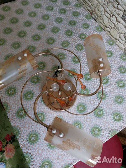 Люстра потолочная бу