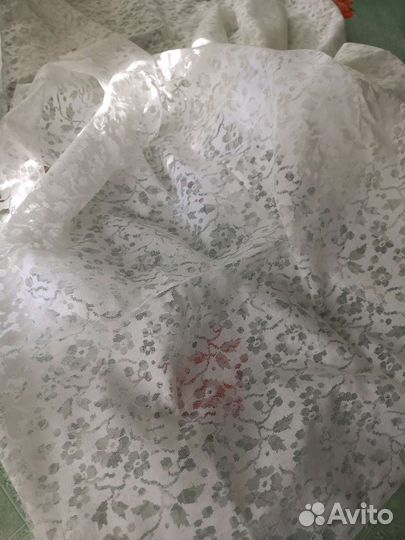 Занавеска ришелье и кружево