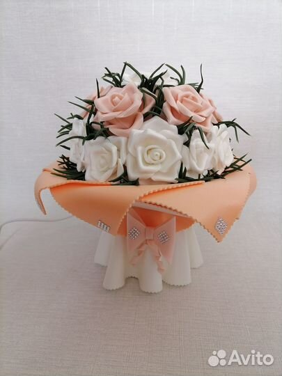 Светильник-ночник, букет цветов