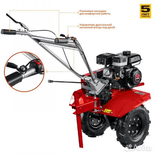 Бензиновый мотоблок с понижающей передачей мтб-400